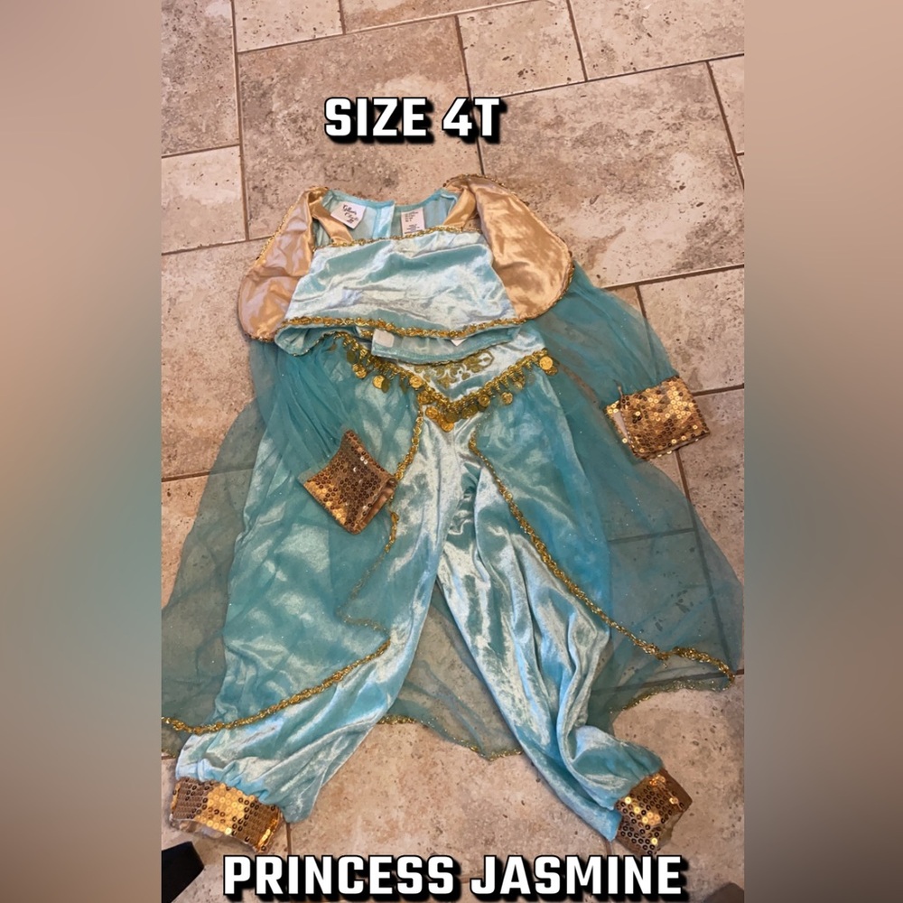 Princess jasmine kid’s costume
